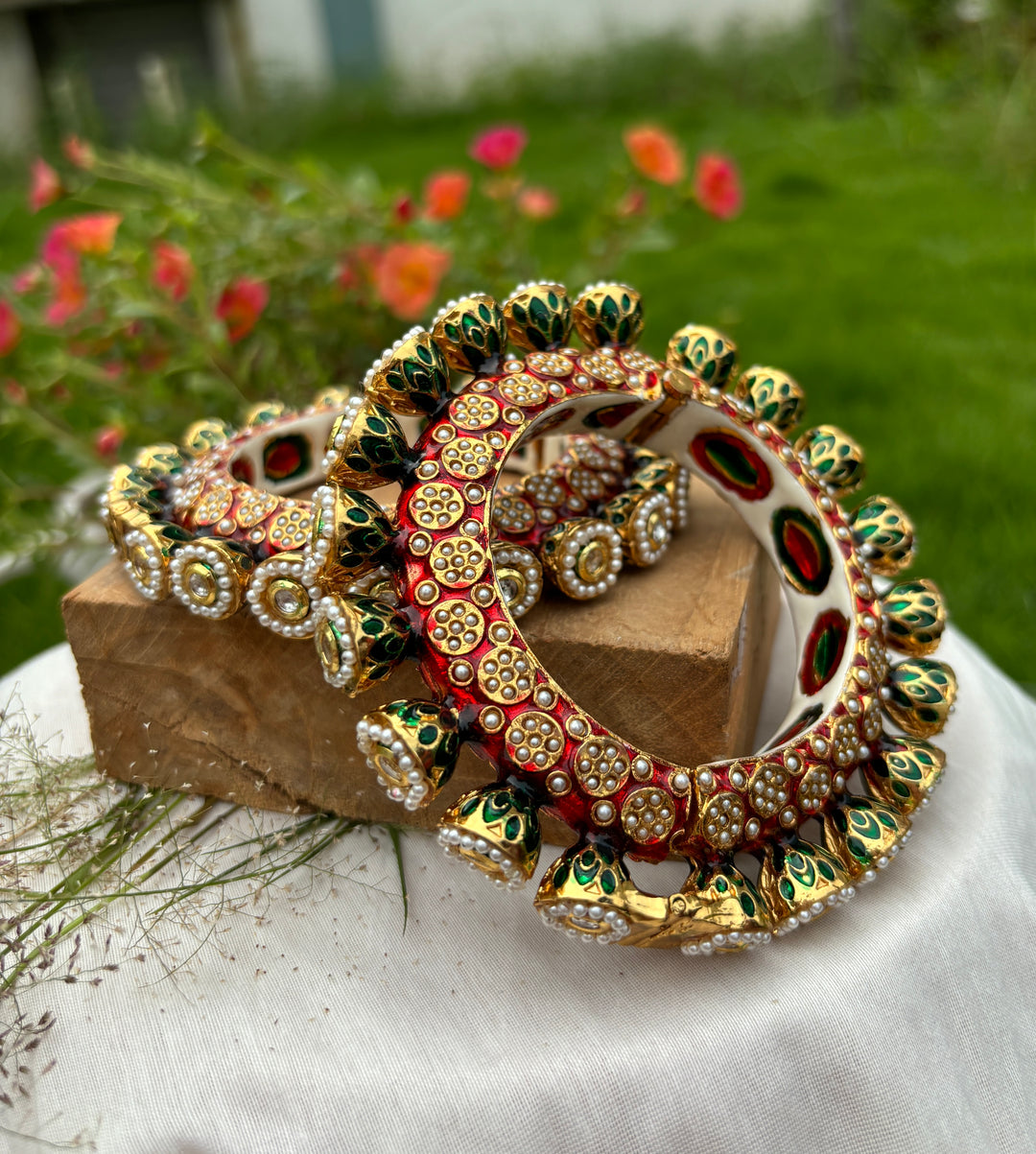 MURAT KUNDAN MEENA JADAU BANGLES