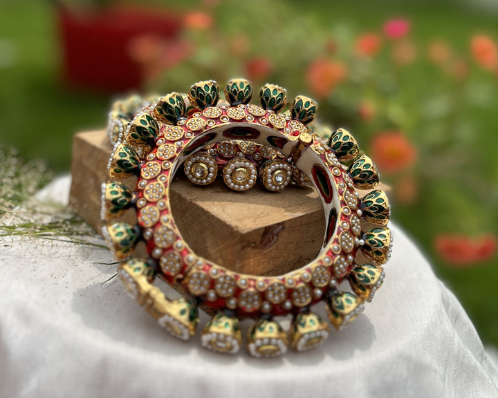 MURAT KUNDAN MEENA JADAU BANGLES