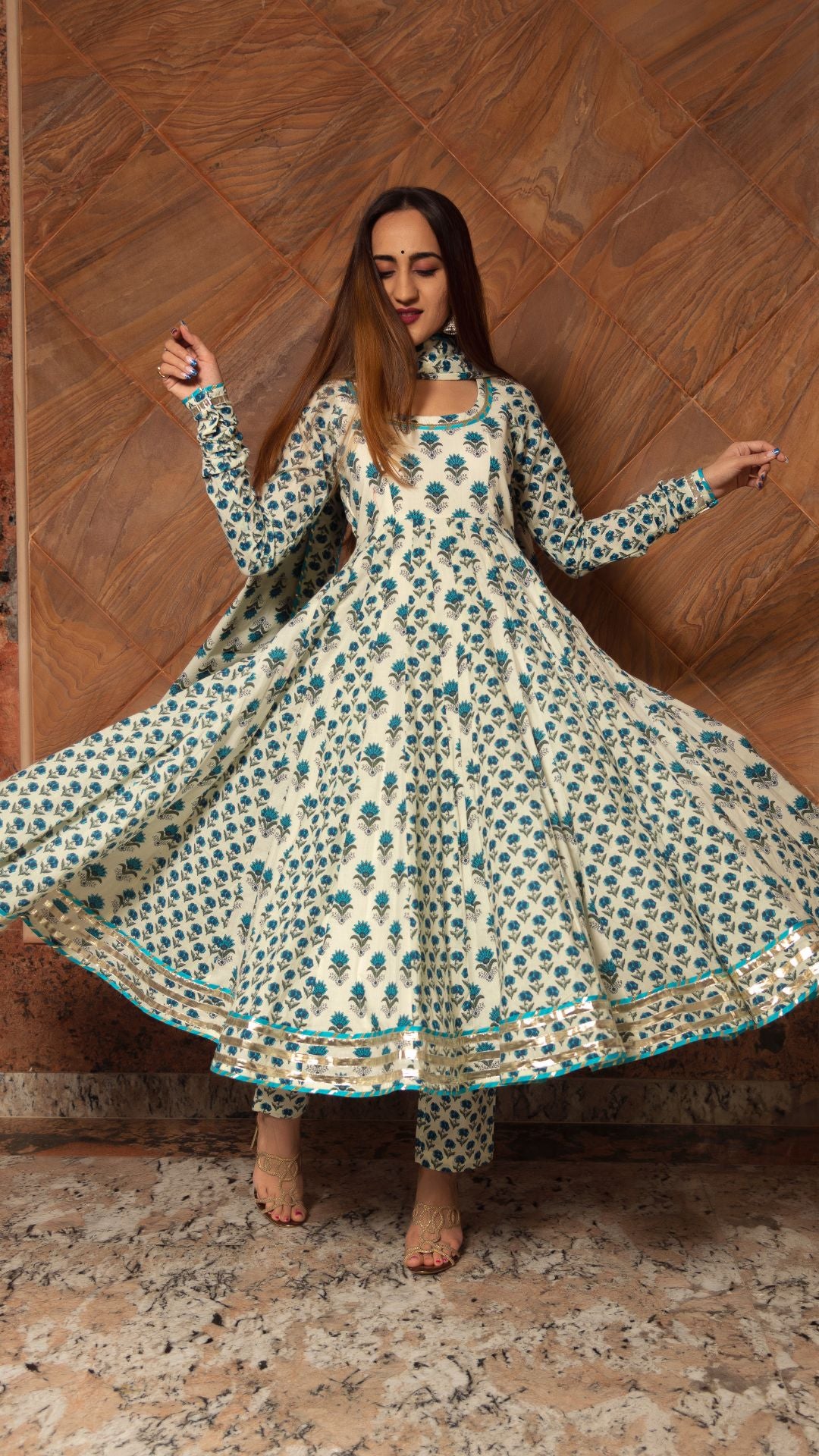 Kalidar anarkali sales